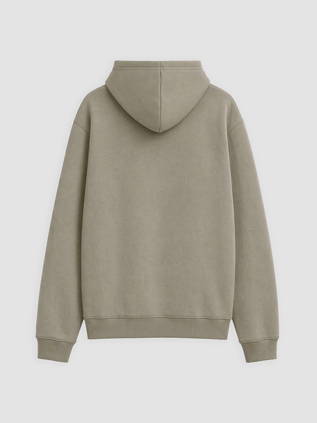 Man Beige Hoodie-1