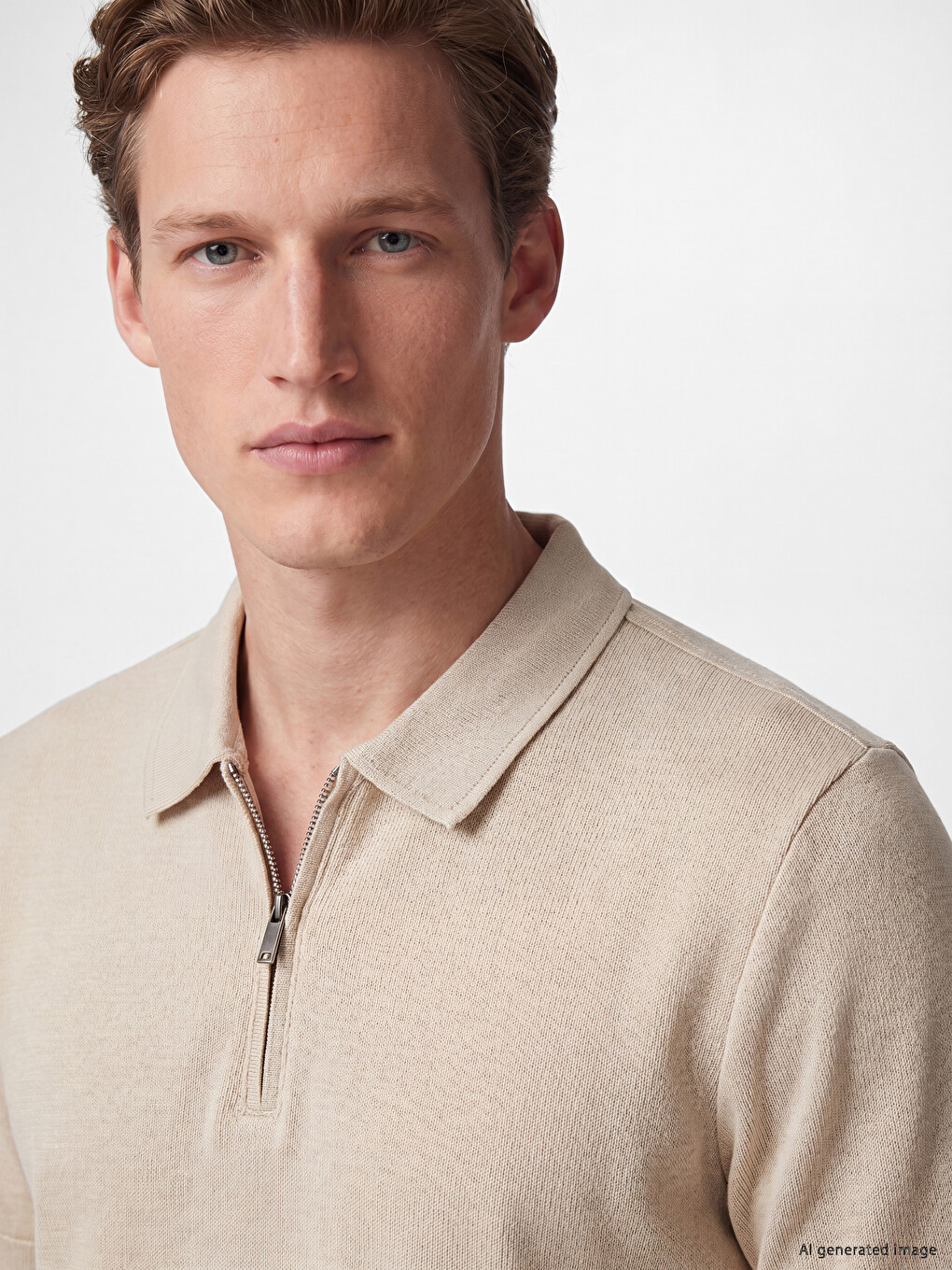 Polo Collar Men's T-shirt-2