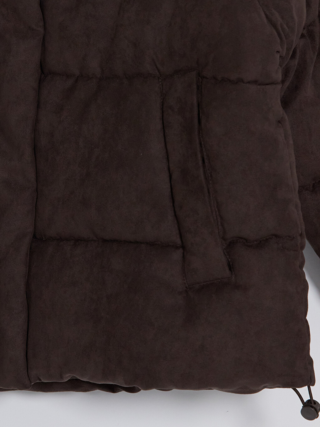 Woman Brown Puffer Coat-7