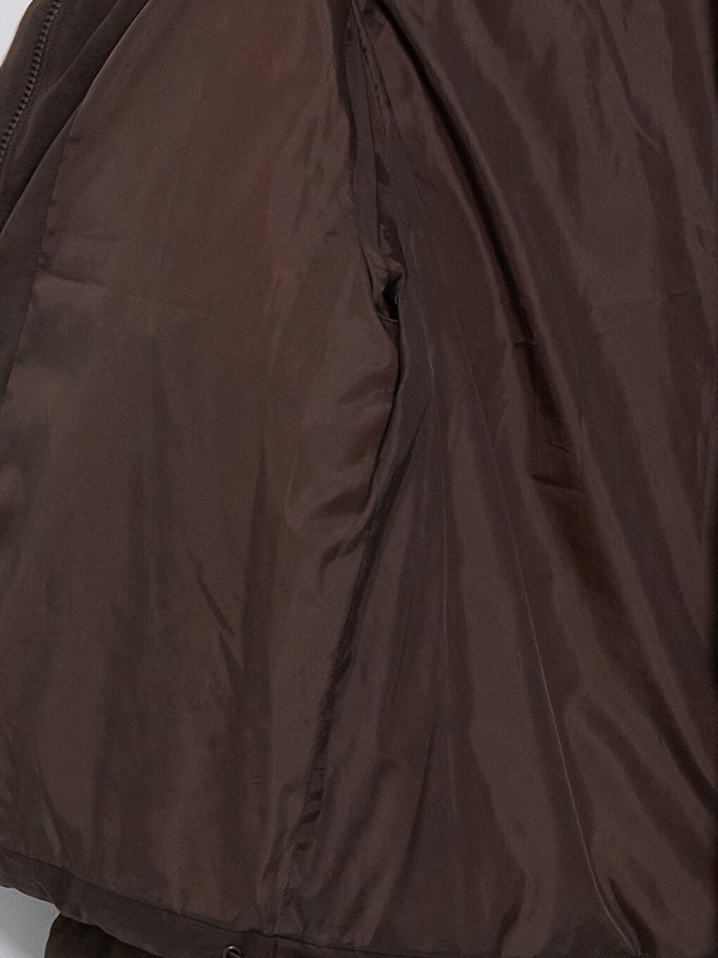 Woman Brown Puffer Coat-8