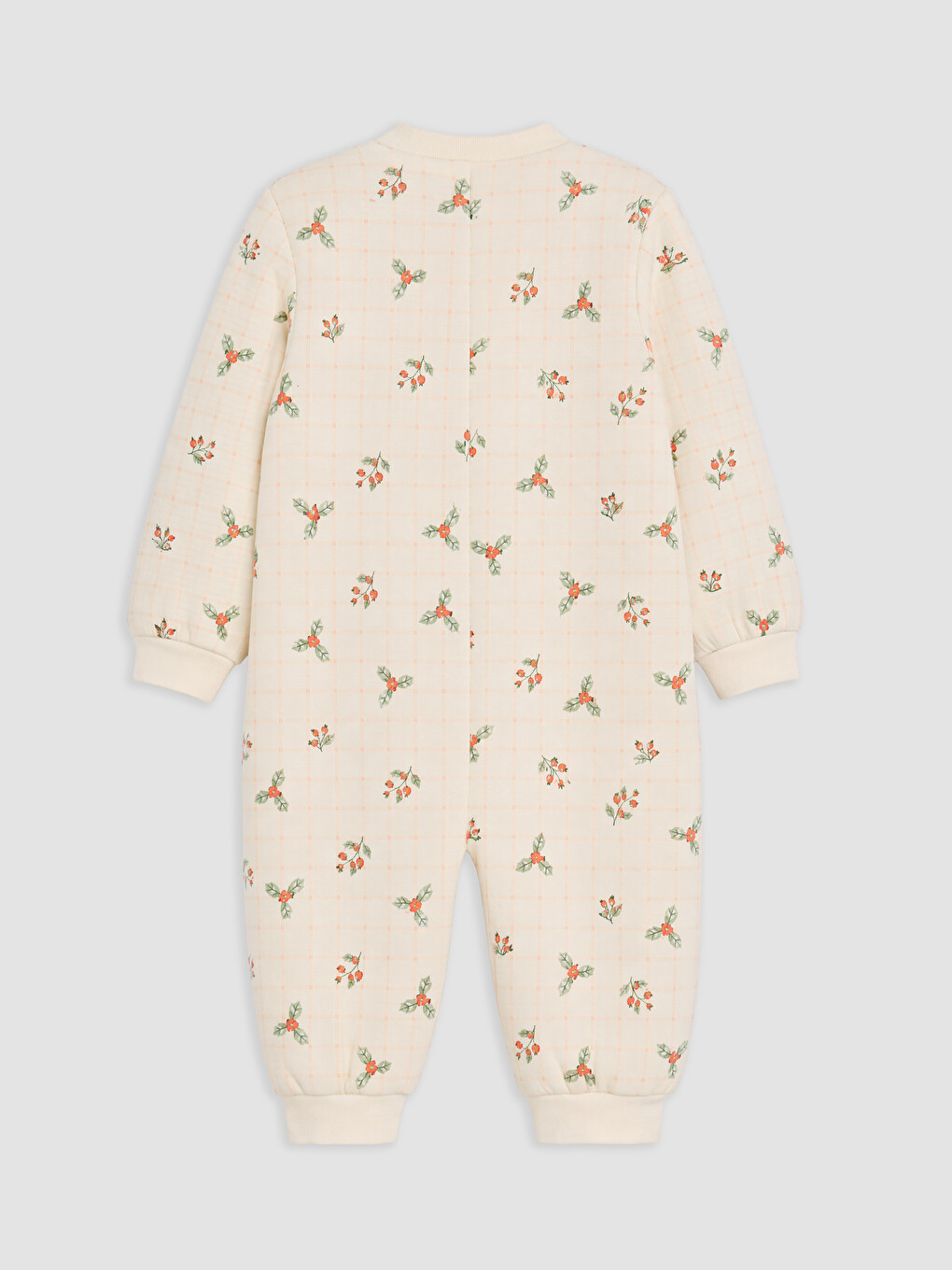 Crew Neck Patterned Baby Girls' Sleeping Bag-1