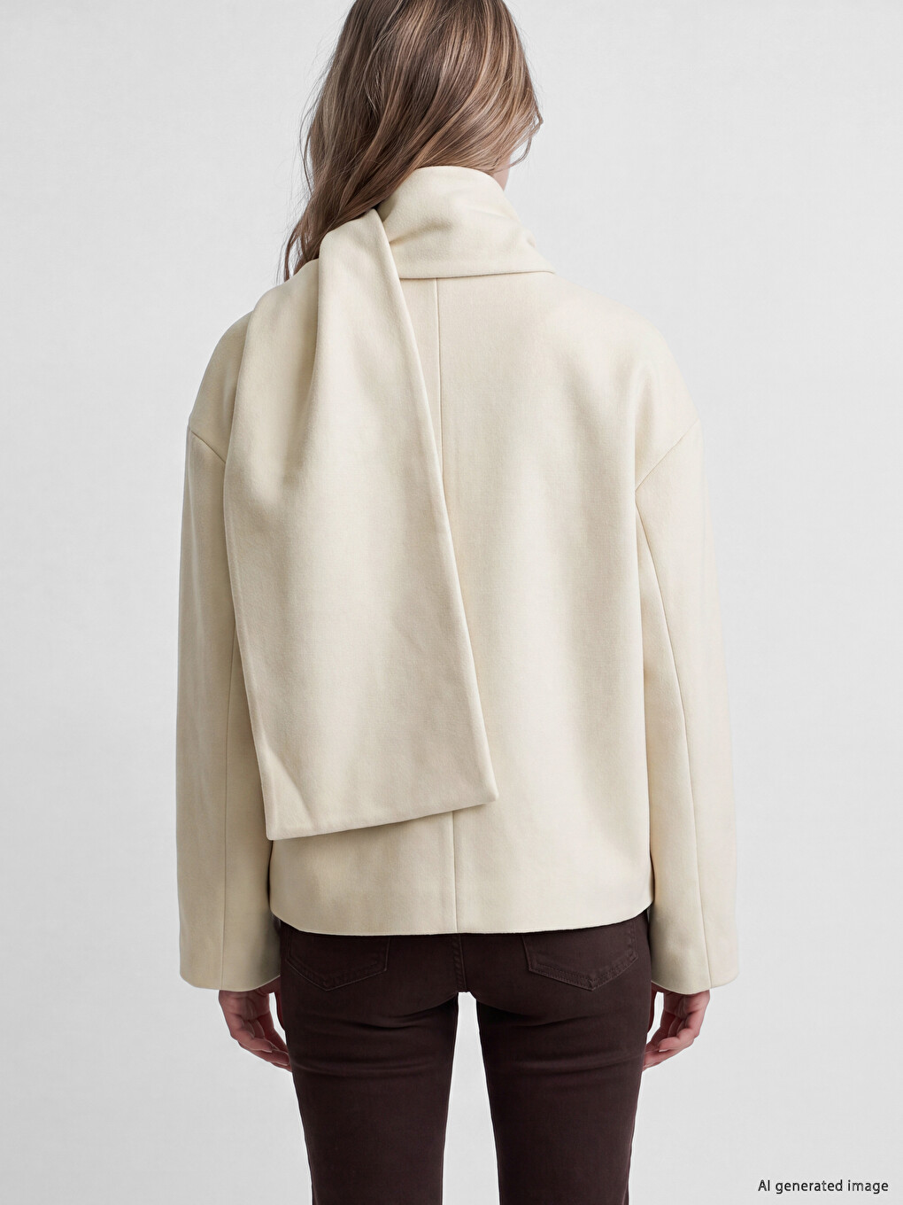 Woman White Jacket-3