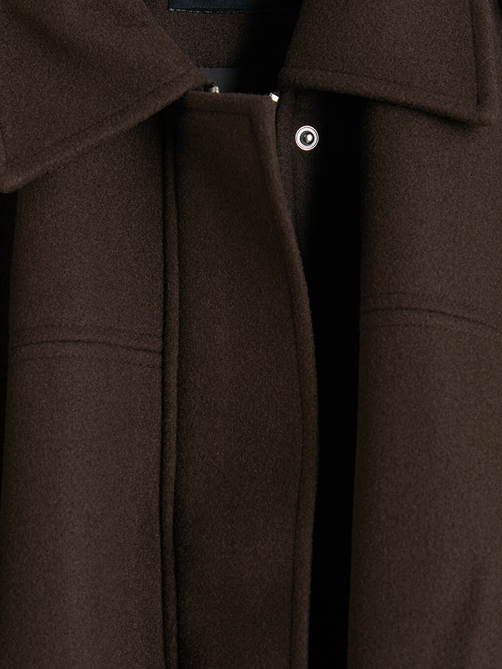 Shirt Collar Oversize Women's Cachet Coat-5