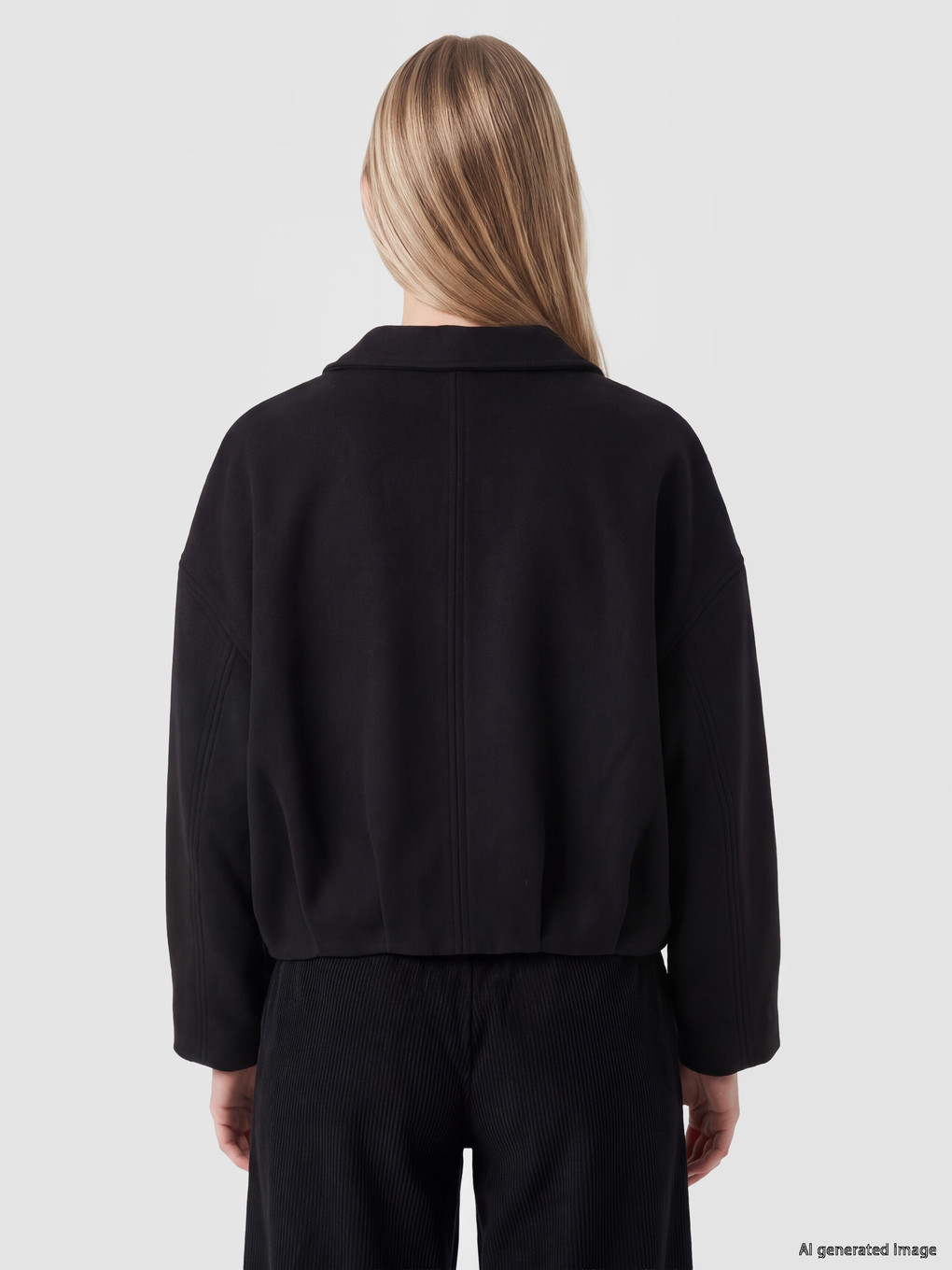 Shirt Collar Oversize Women's Cachet Coat-3