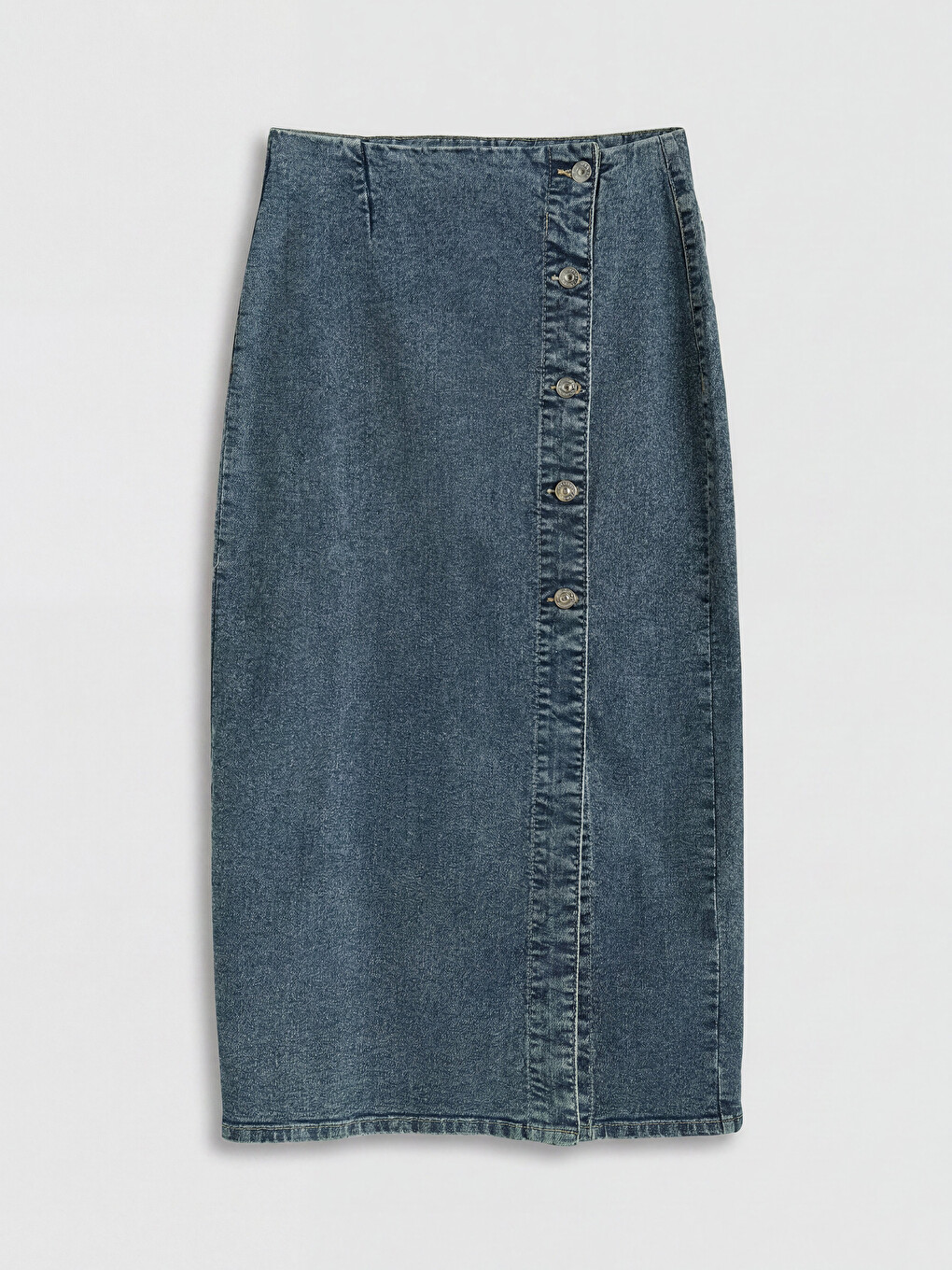Woman Indigo Denim Skirt