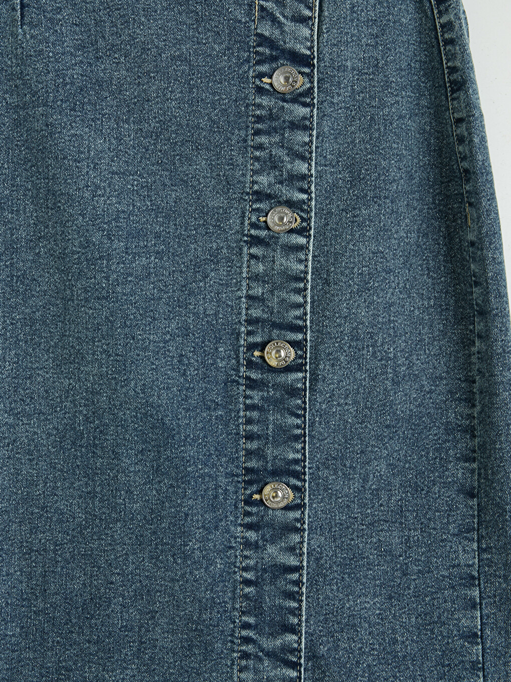 Woman Indigo Denim Skirt-2