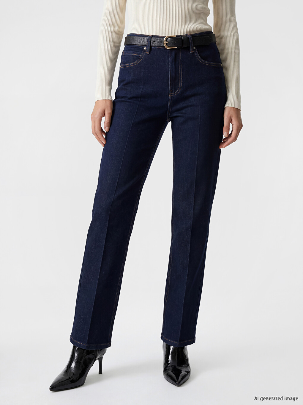 Crop Flare Women's Jeans-1