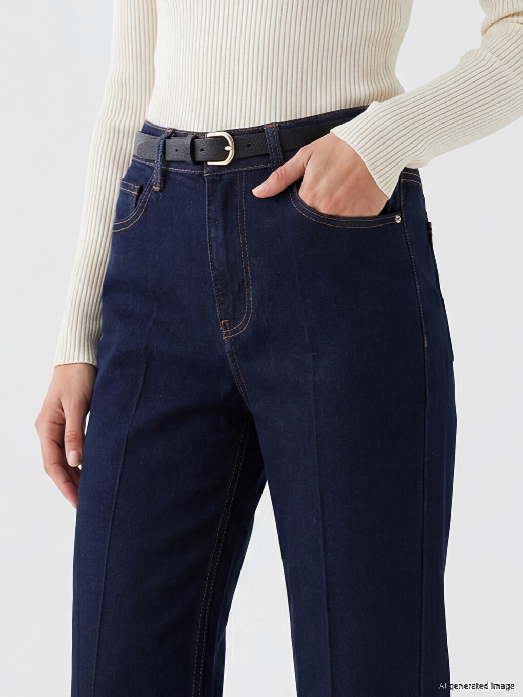 Crop Flare Women's Jeans-2