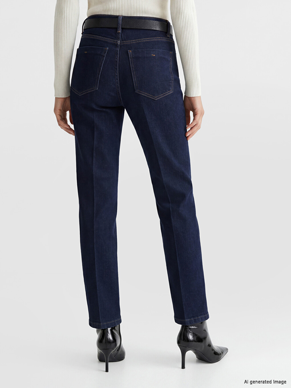 Crop Flare Women's Jeans-3