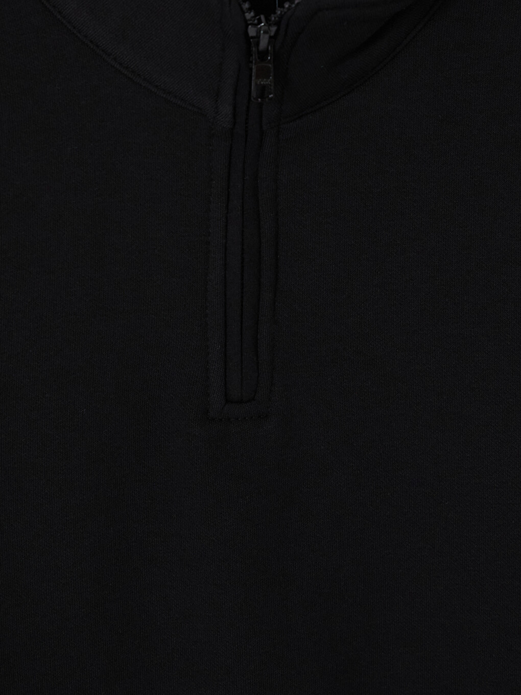 Mock Neck Men's Thick Sweatshirt-5