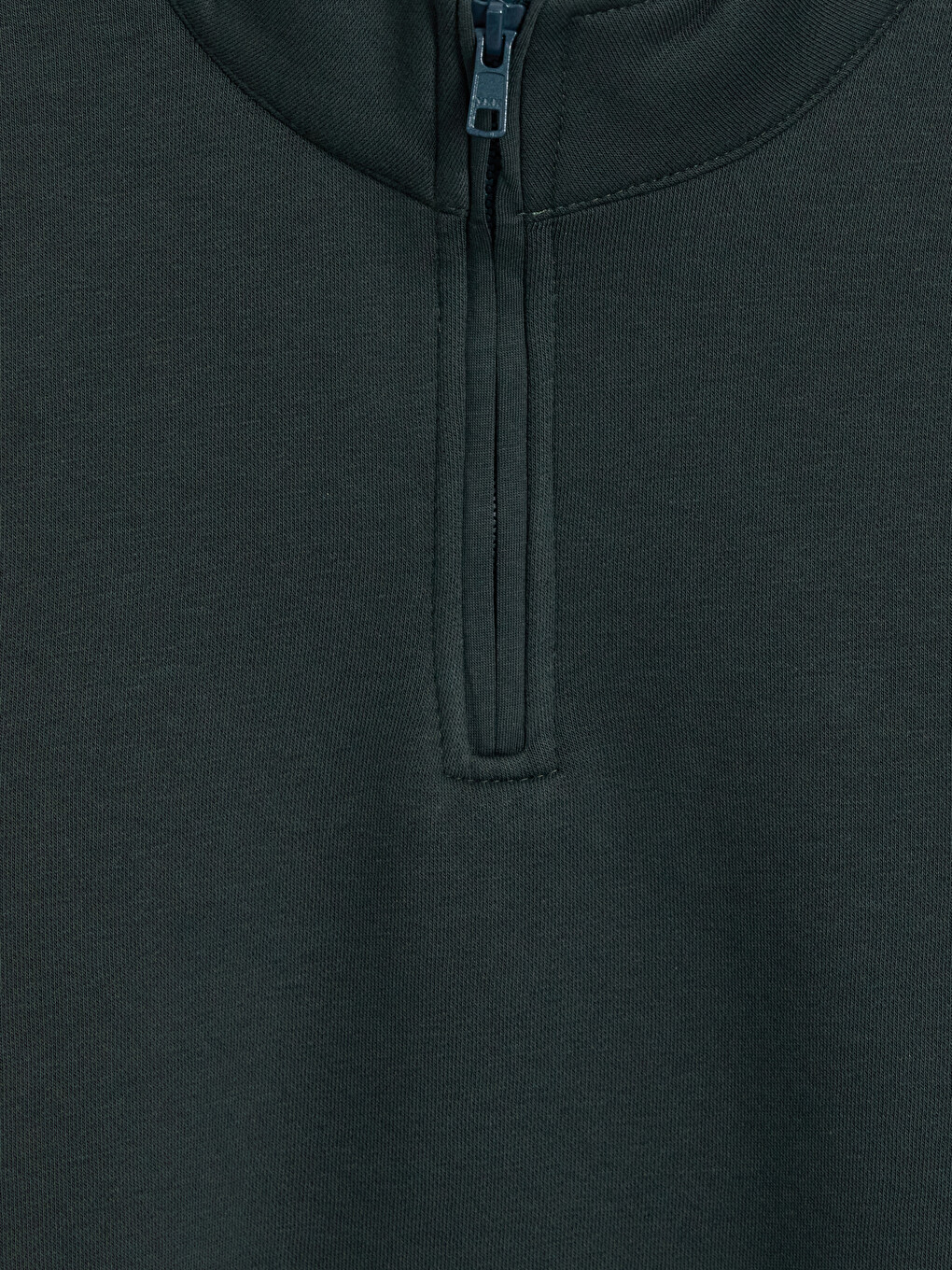 Mock Neck Men's Thick Sweatshirt-5