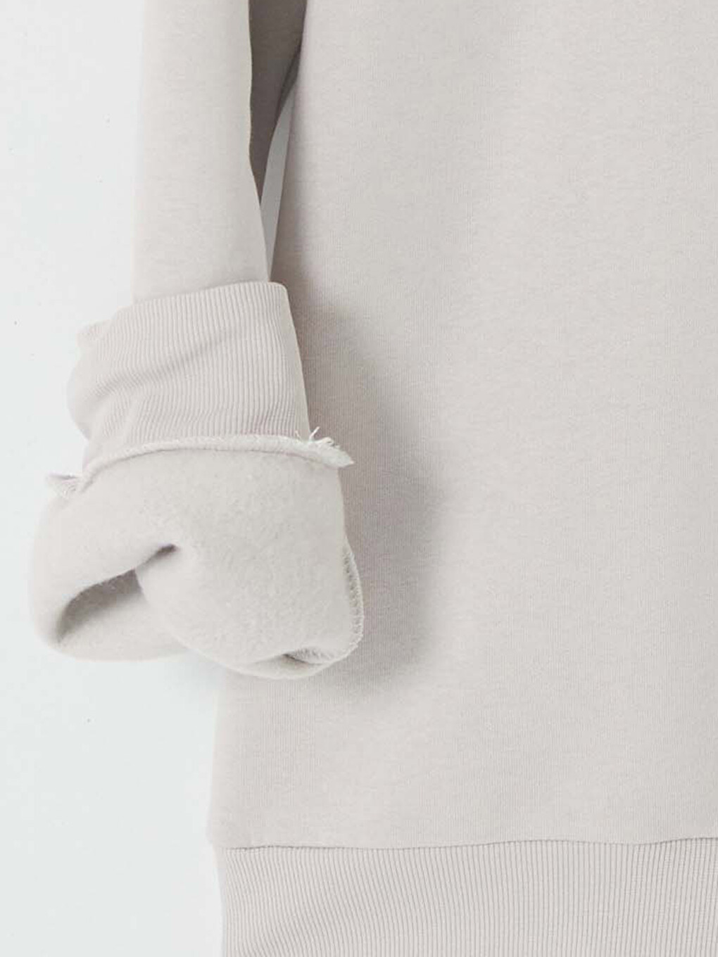 Mock Neck Men's Thick Sweatshirt-3