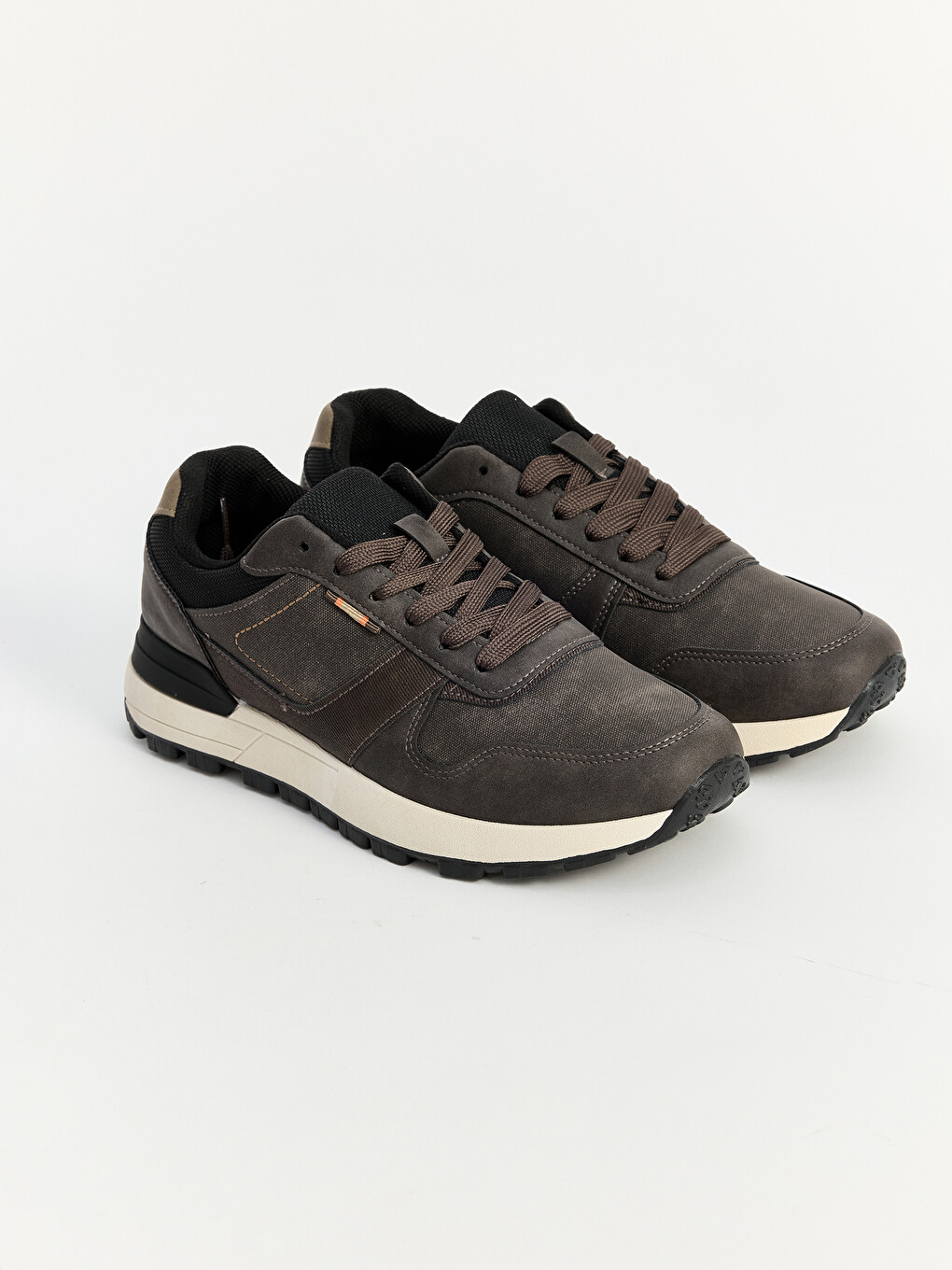 Pantofi Sport Bărbați Din Imitație De Piele Întoarsă