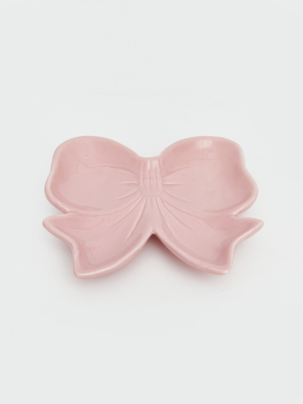 وعاء خزفي مزخرف على شكل فيونكة 14 Cm-1