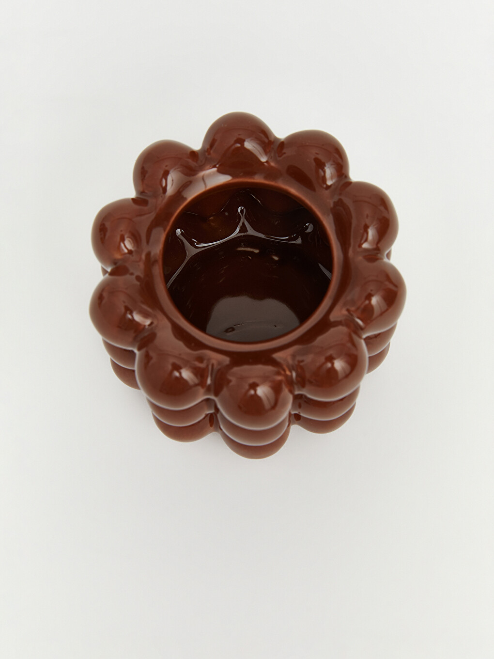 Karışık Kabartma Desenli Seramik Şekerlik 9x9 Cm-2