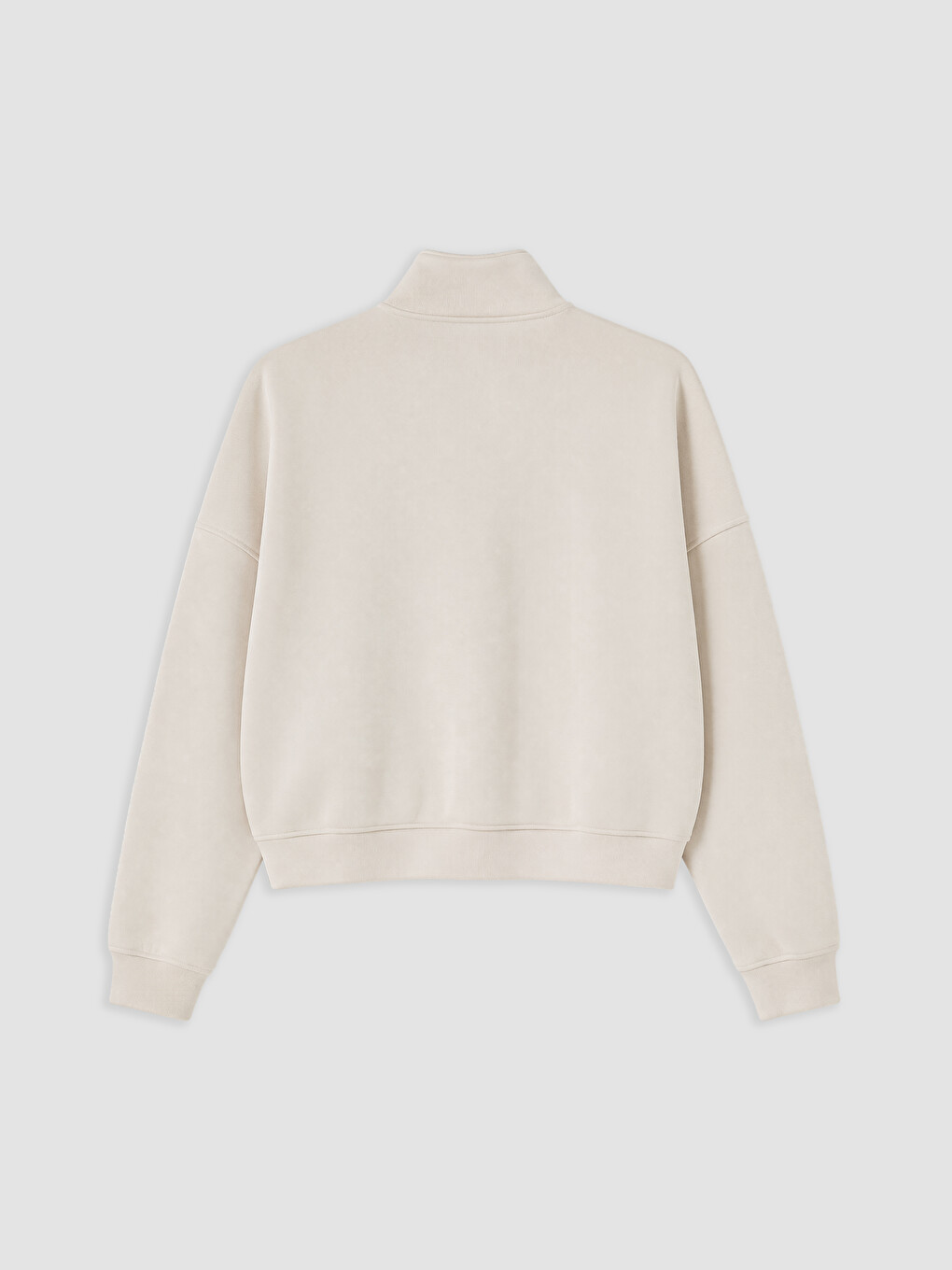Woman Beige Sweatshirt-5
