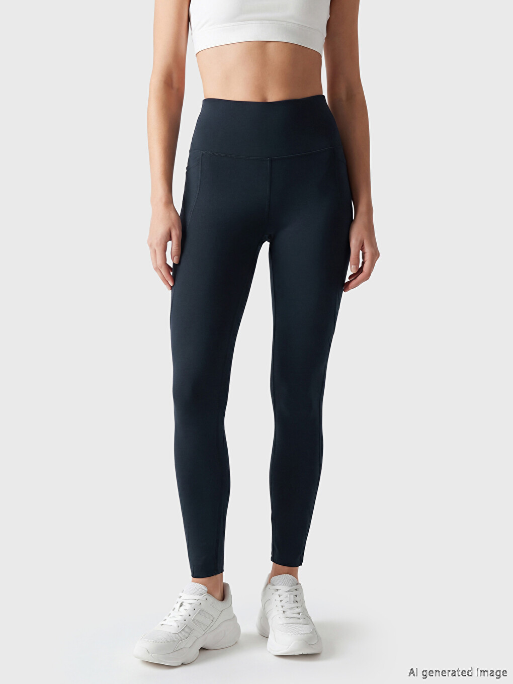 Elastic Waist Women's Sport Leggings-1