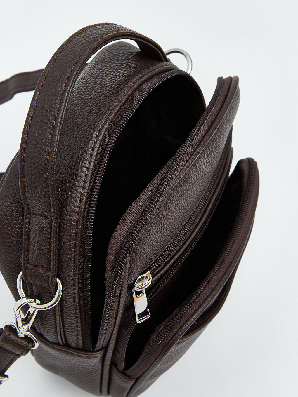 Leather Looking Men's Shoulder Bag-1