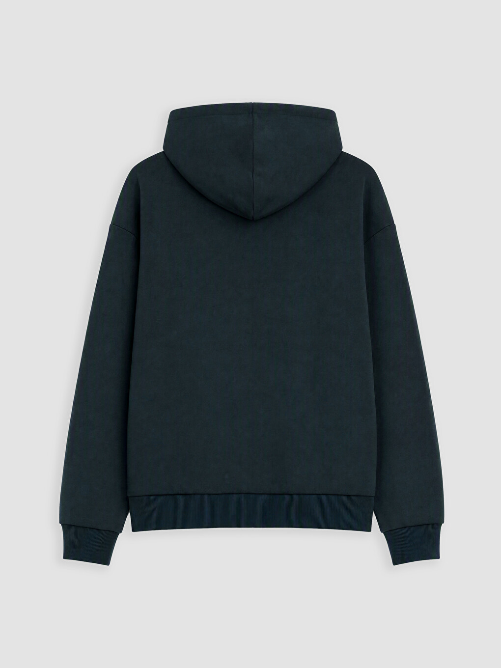 Man Green Zip-up Sweatshirt-2