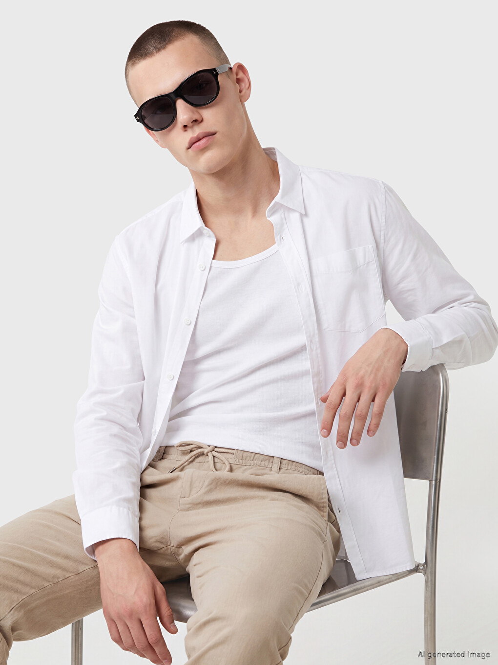 Man White Shirt