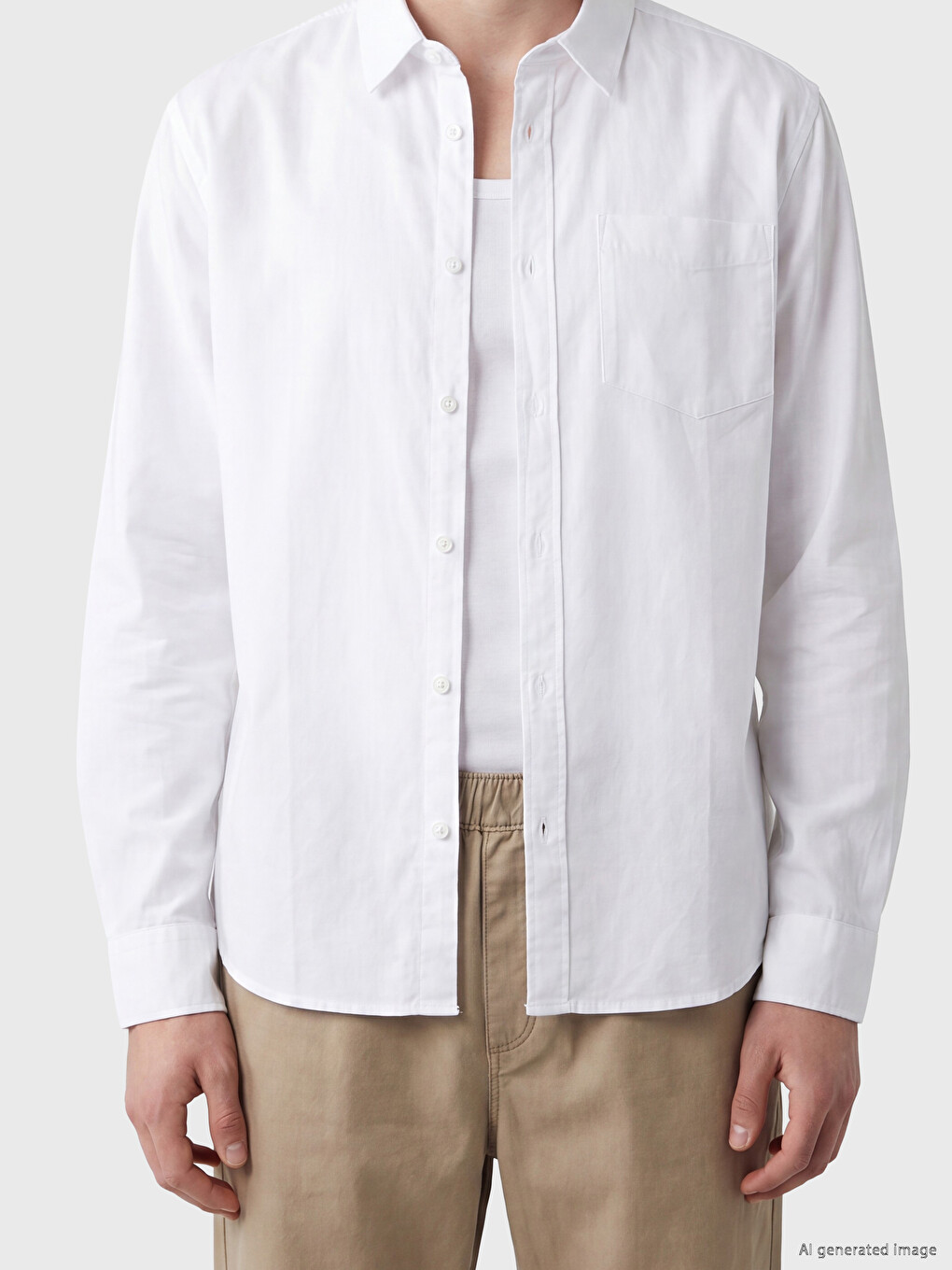 Man White Shirt-1