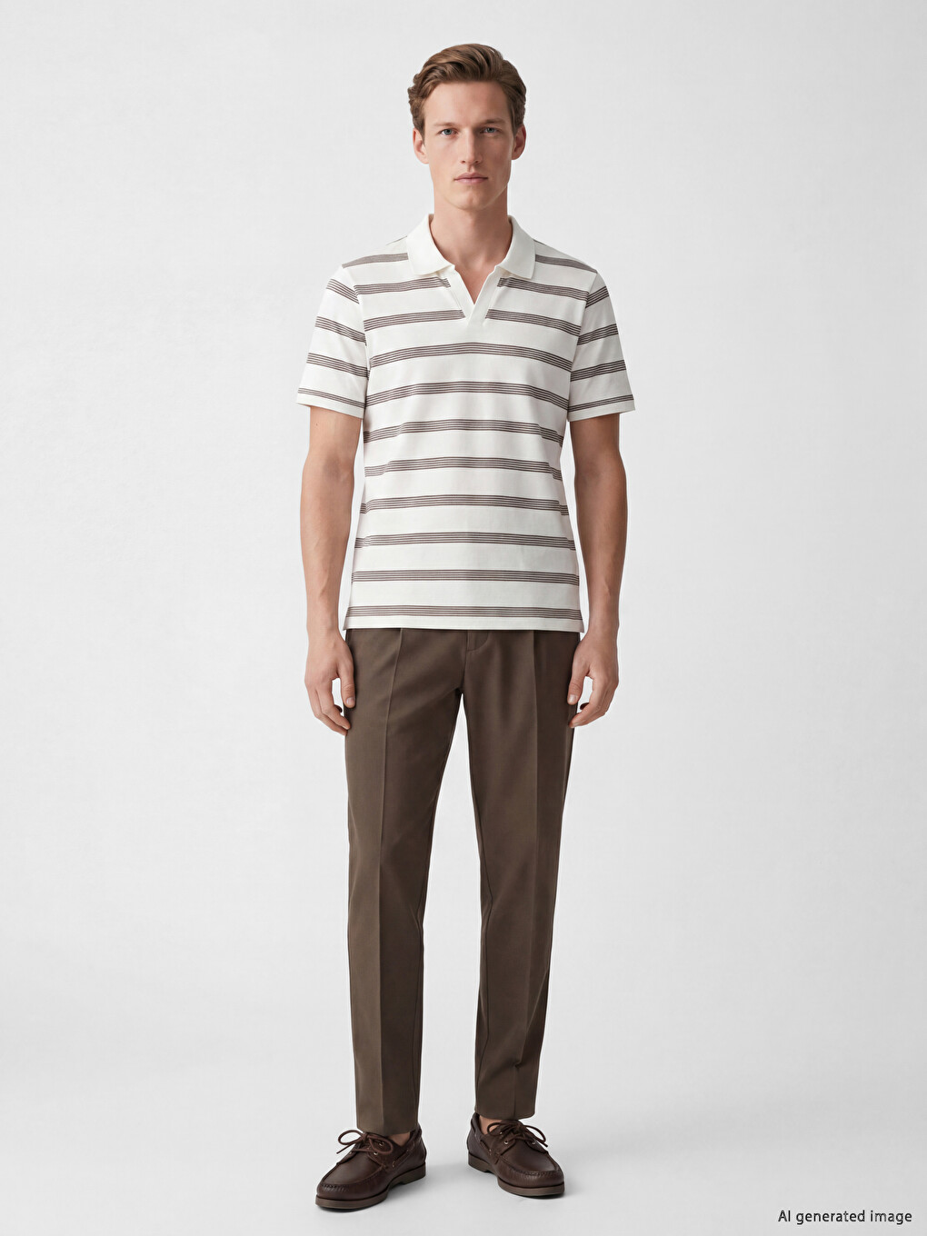 Polo Collar Men's T-shirt-1