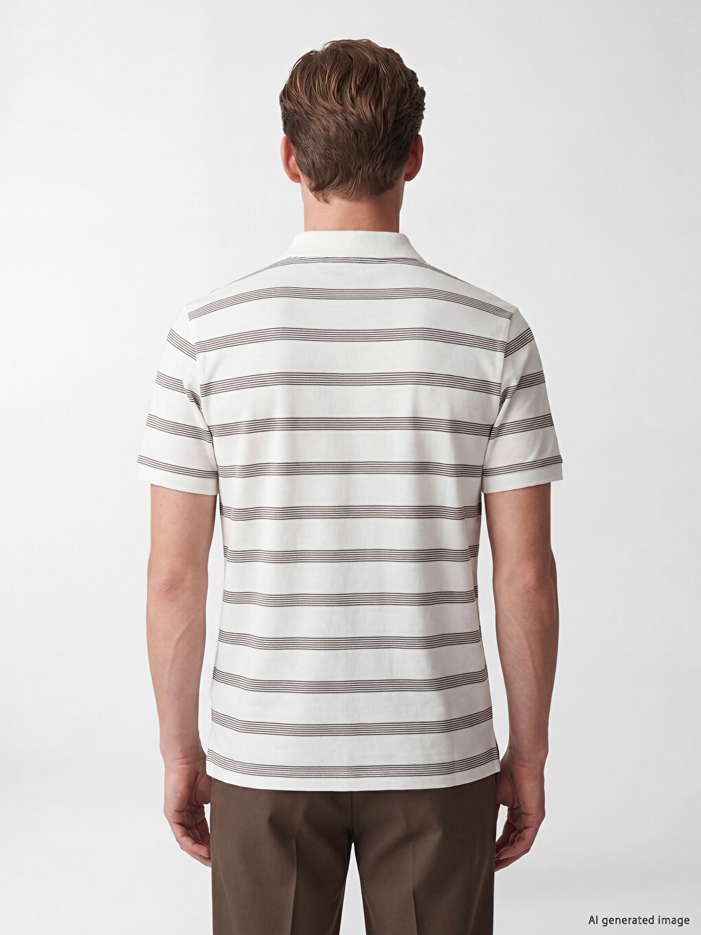 Polo Collar Men's T-shirt-3
