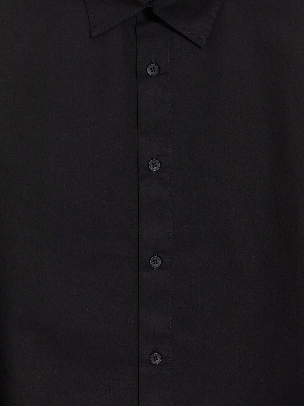 Relaxed Fit Poplin Men's Shirt-6
