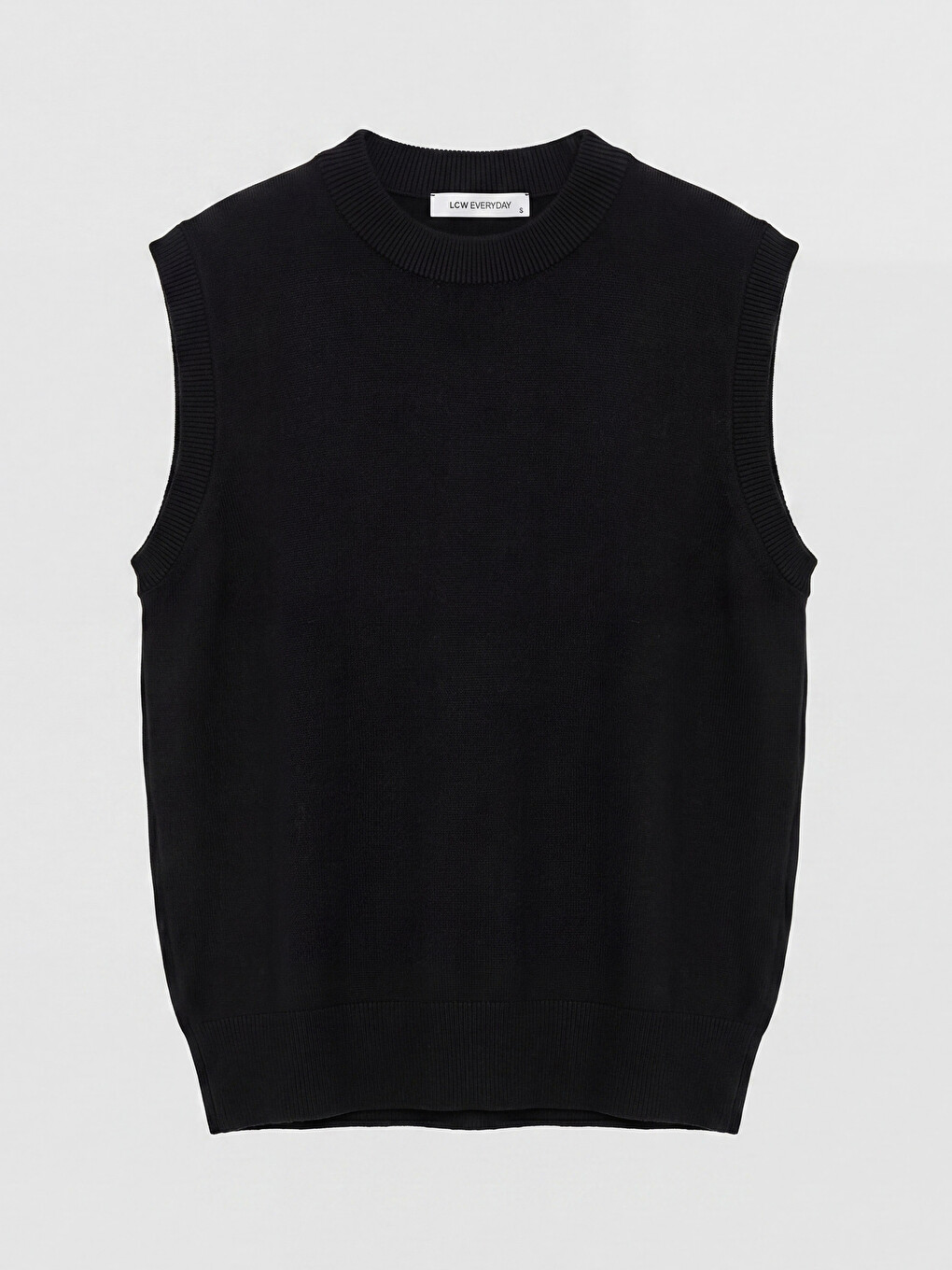 Mock Neck Women's Knitwear Tank Top-4
