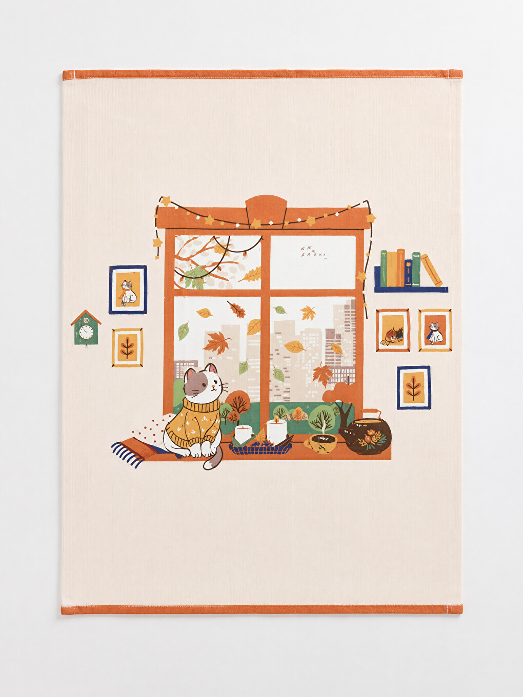 Cat Printed Tea Towel 2-pack 40x60 Cm-3