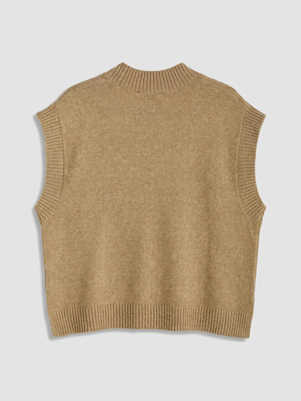 Pull-over En Tricot À Col Montant Pour Femme-6