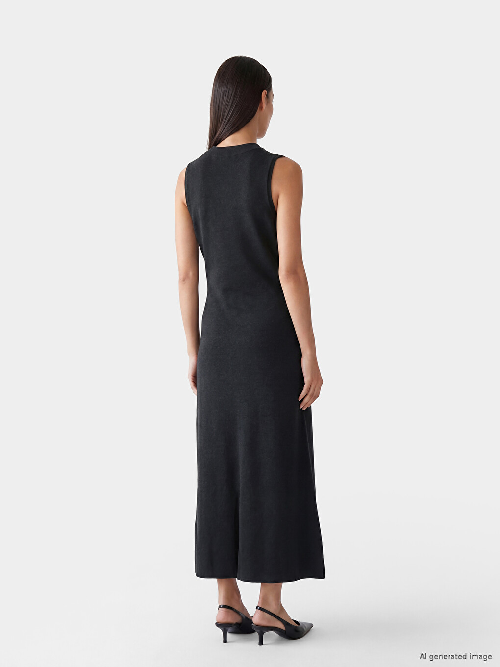 Strickkleid Mit Stehkragen-3