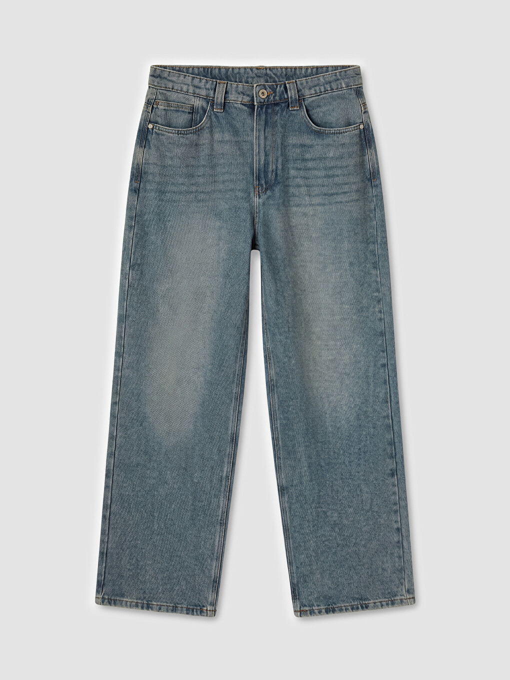 710 Loose Fit Ерлердің Джинсы Шалбары-4