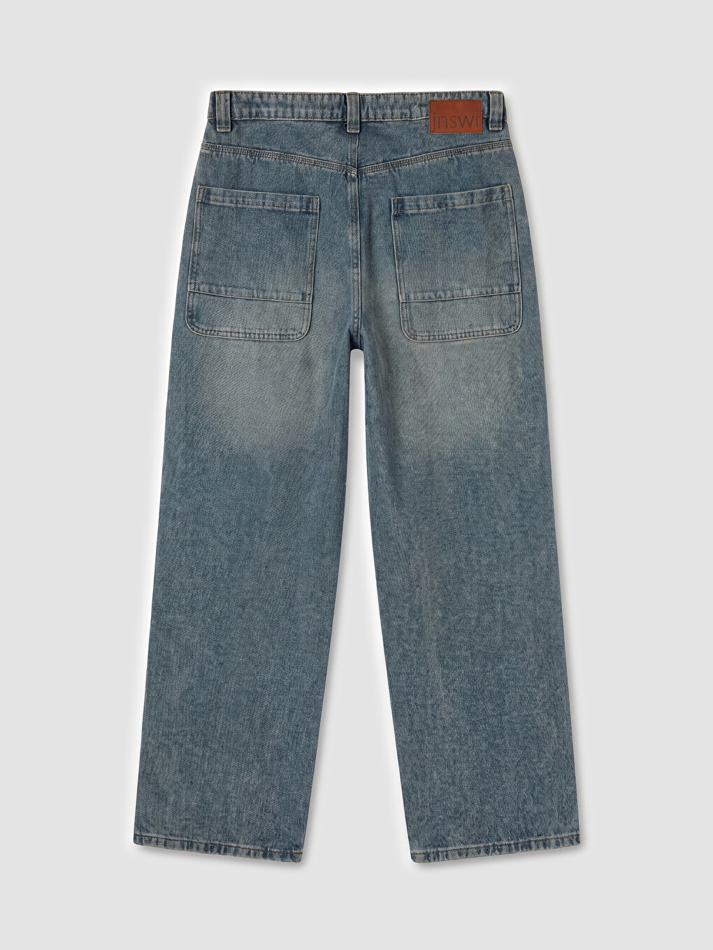 710 Loose Fit Ерлердің Джинсы Шалбары-5