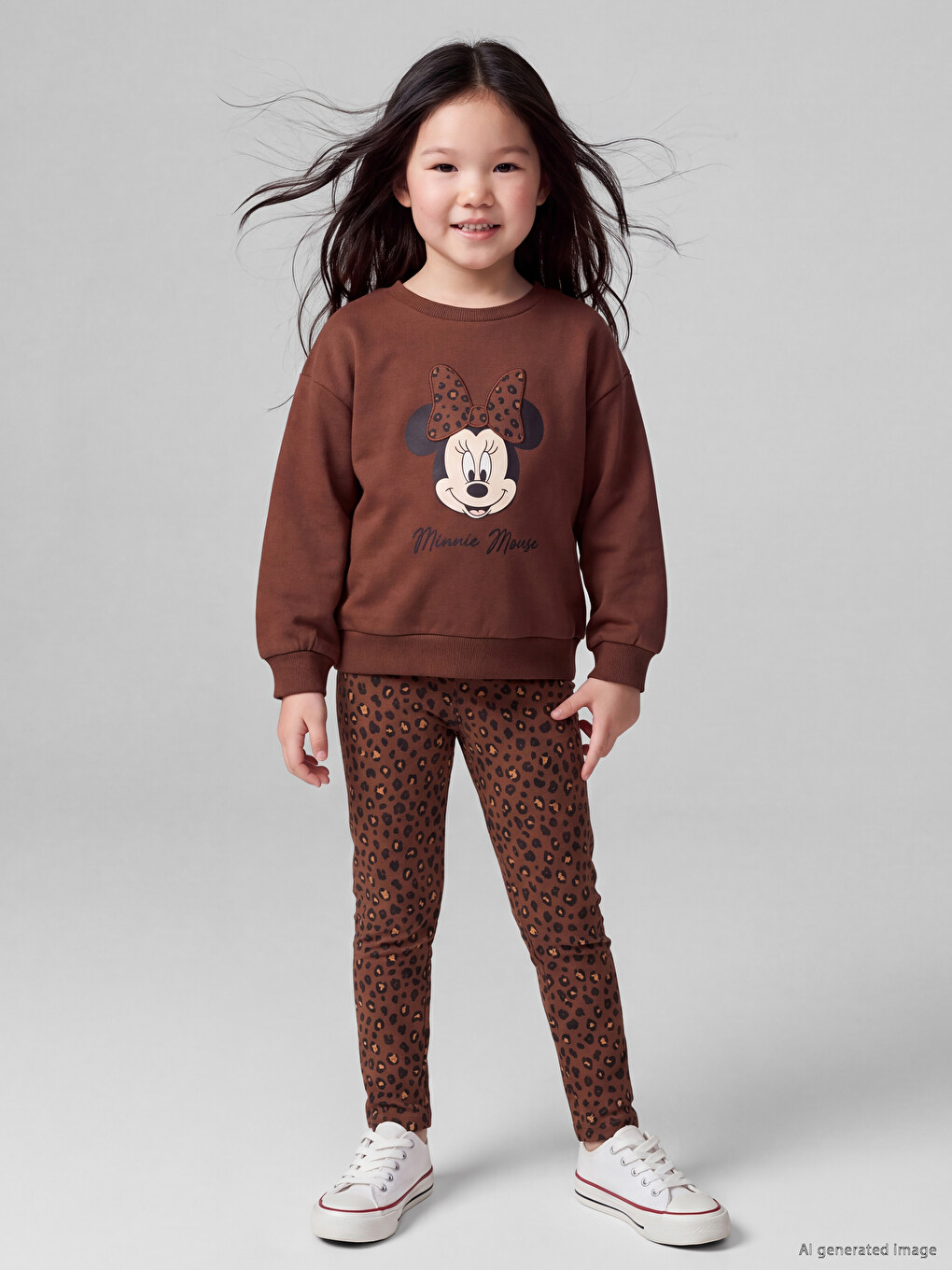 Set I Printuar Minnie Mouse Për Vajza