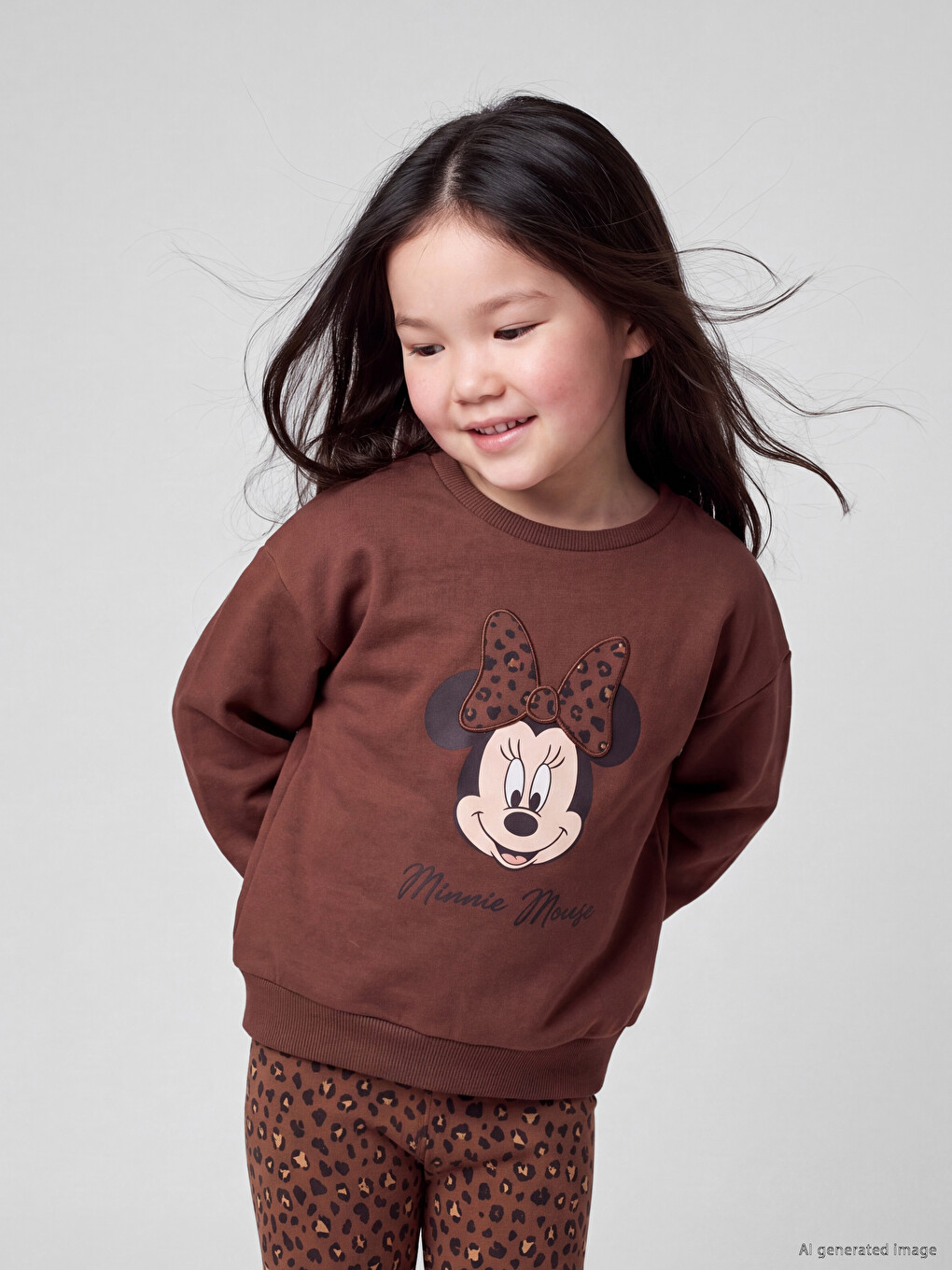 Set I Printuar Minnie Mouse Për Vajza-1