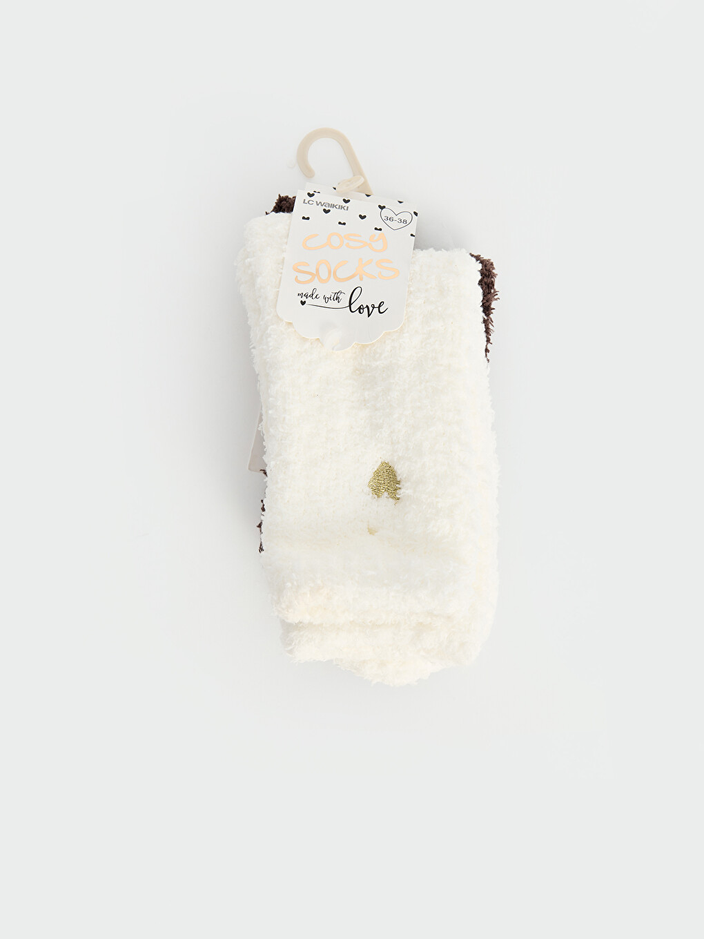 Woman Ecru Ankle Socks