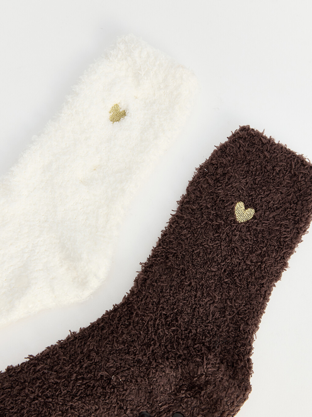 Woman Ecru Ankle Socks-2