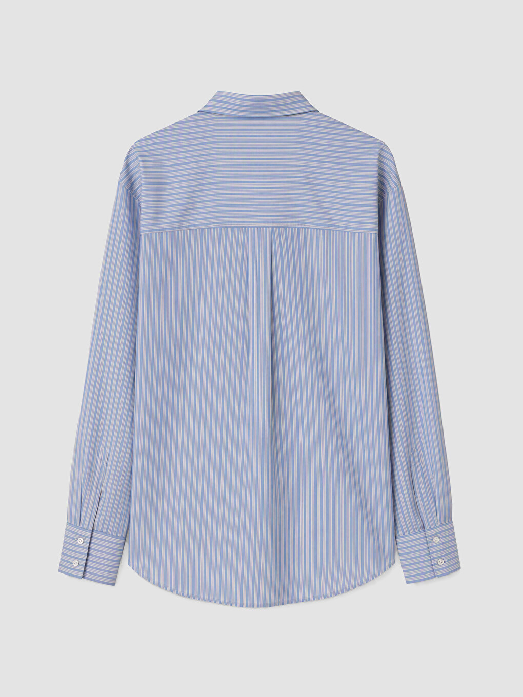 Striped Poplin Women's Shirt-5