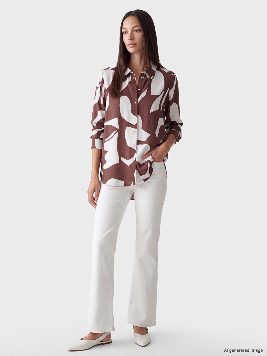 Patterned Women's Shirt-1