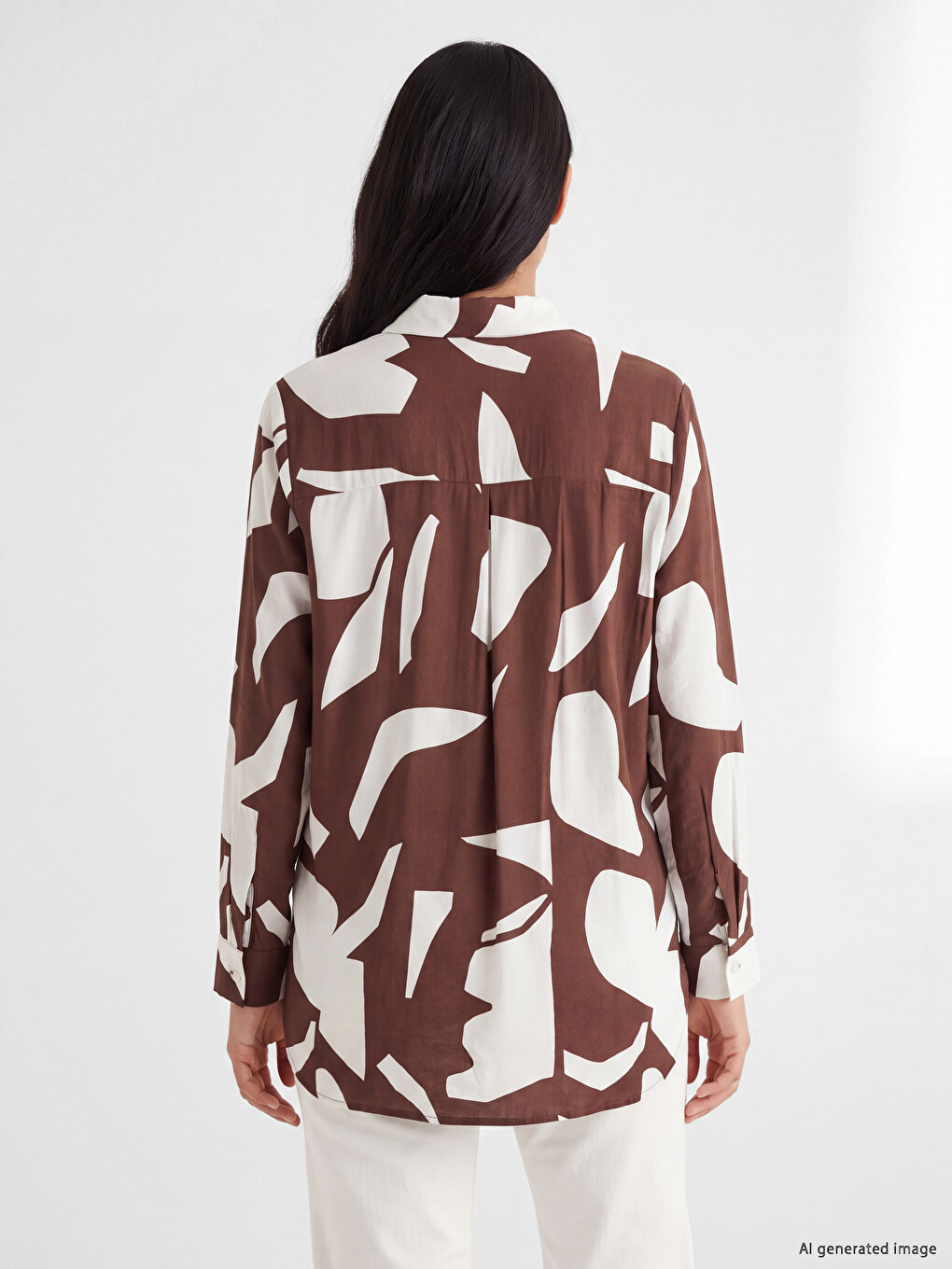 Patterned Women's Shirt-3