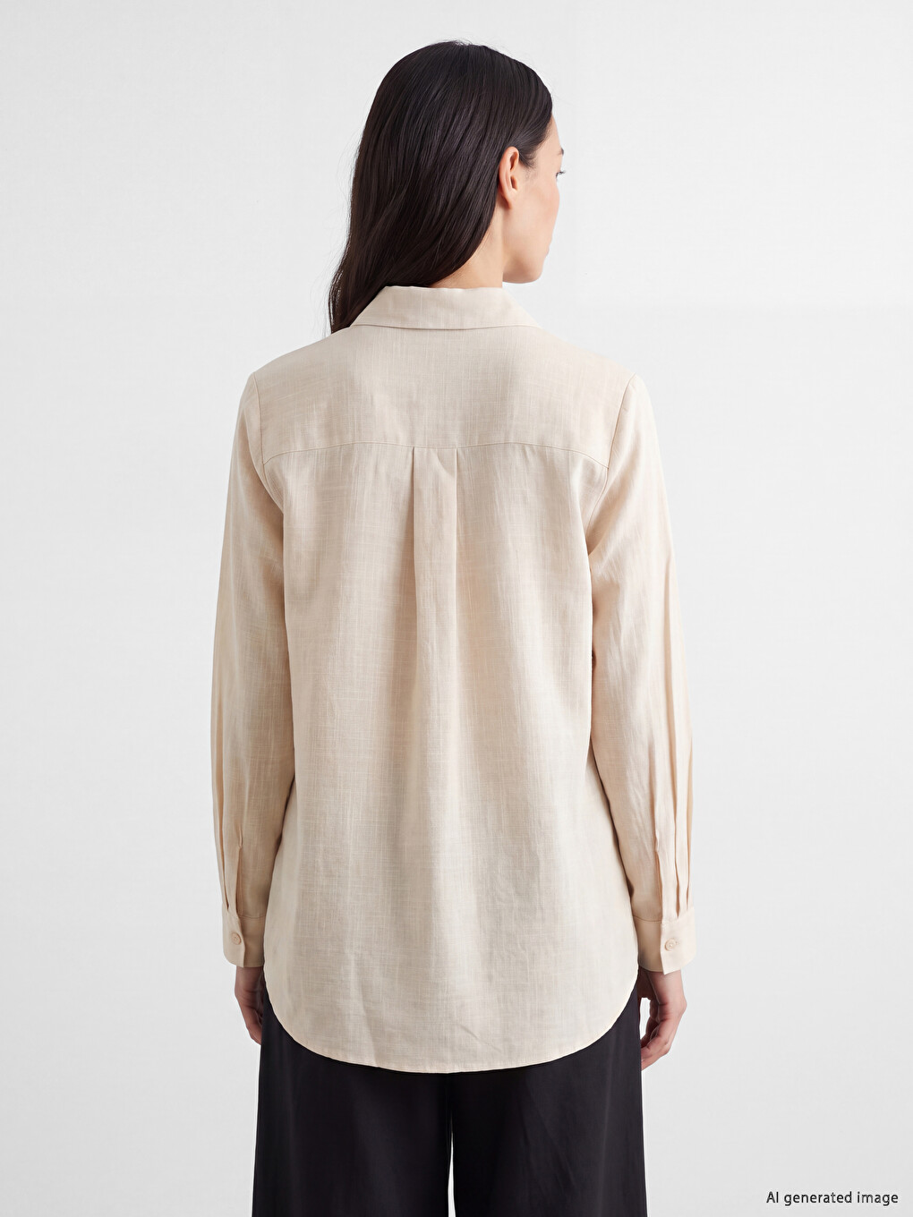 Woman White Shirt Tunic-2