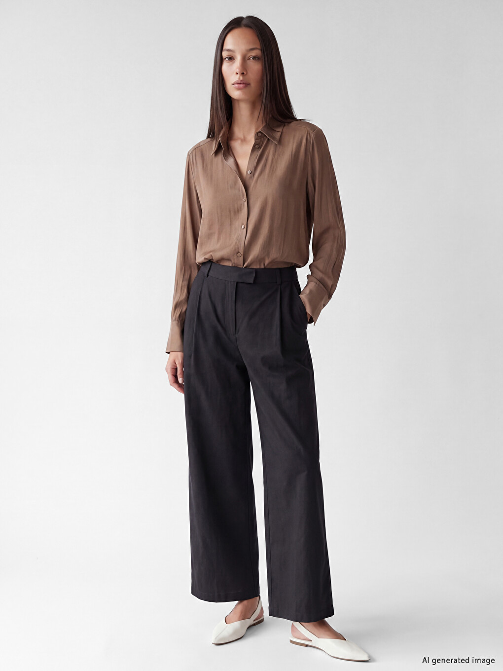 Satin Women's Shirt-1