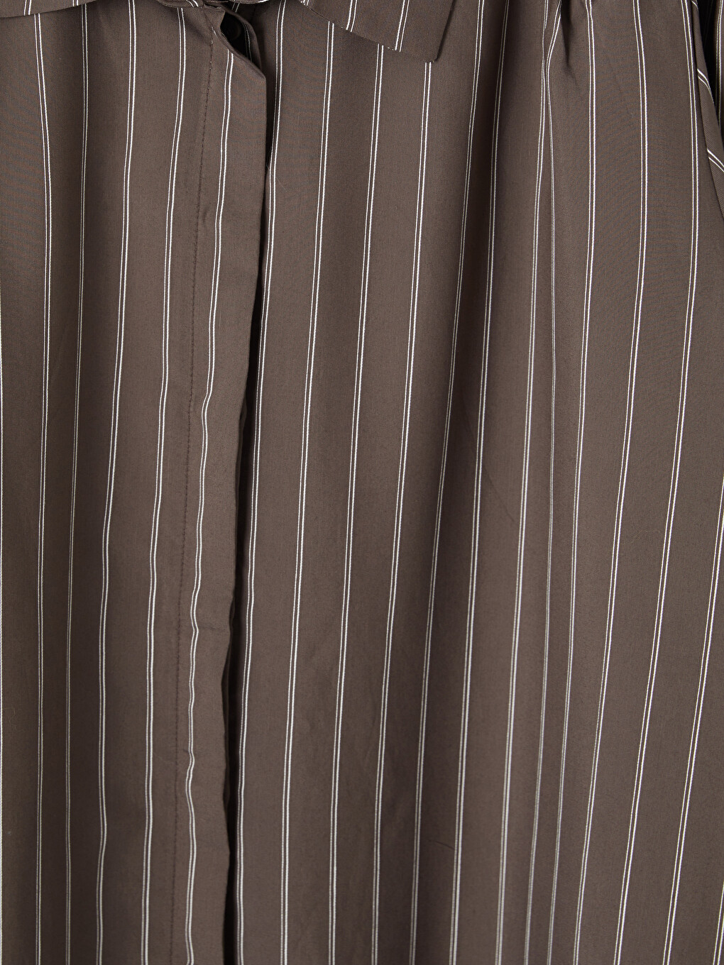 Gestreifte Oversize-dobby Damen-hemd-tunika-6