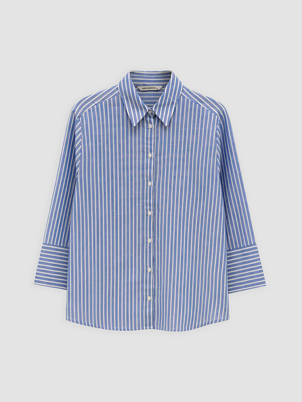 Striped Poplin Women's Shirt