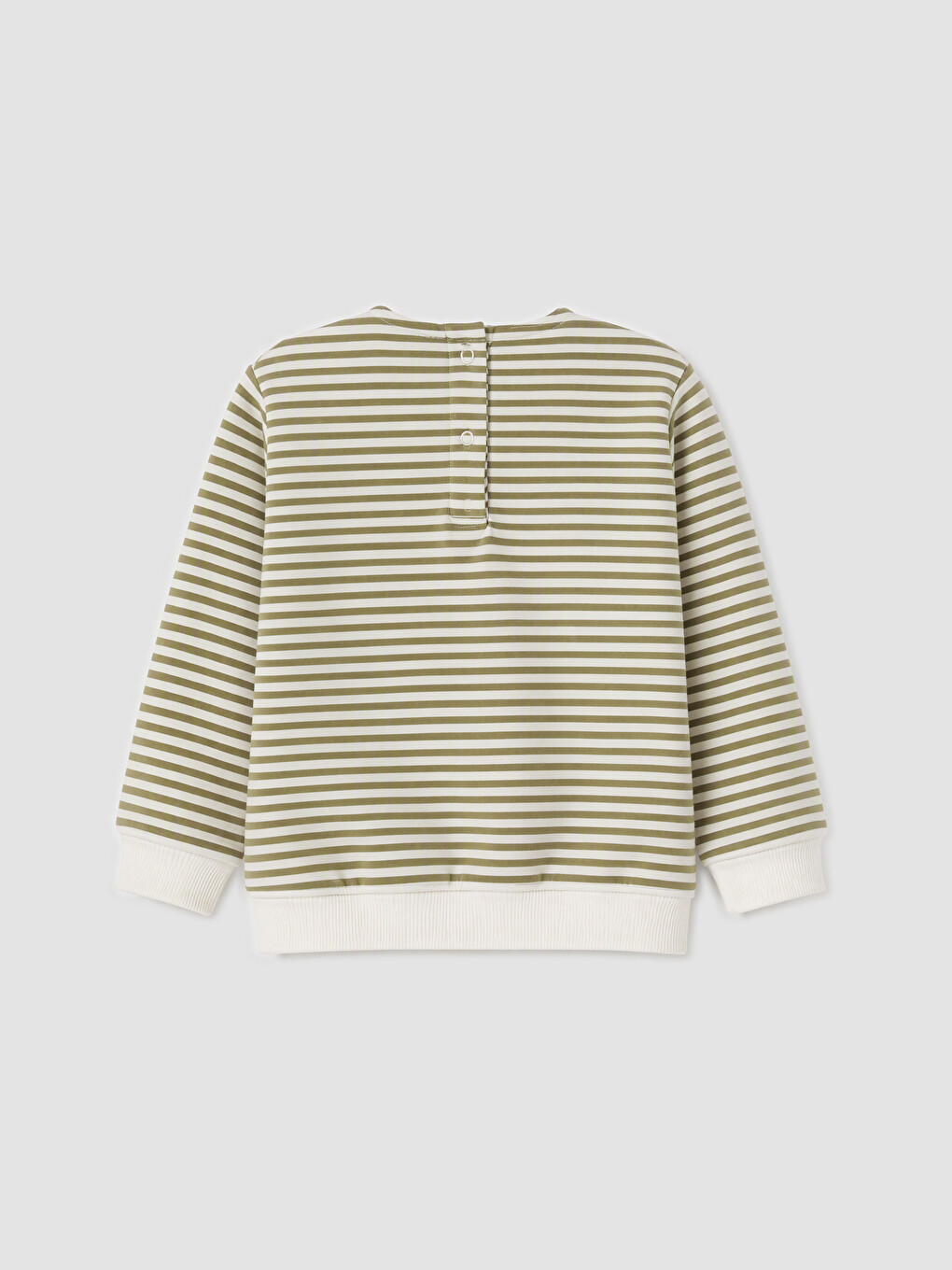 Embroidered Striped Baby Girls' Set-3