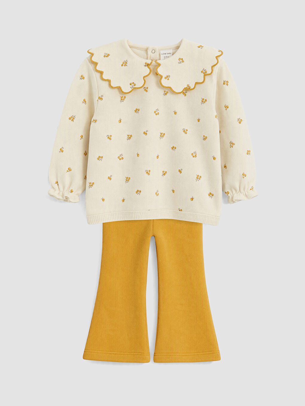 Baby Girl Ecru Set