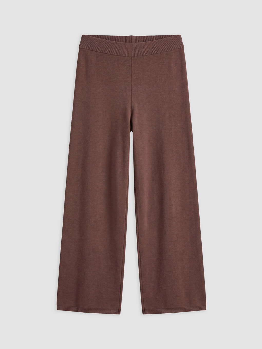 Pantaloni Tricot Femeie Cu Talie Elastică-4