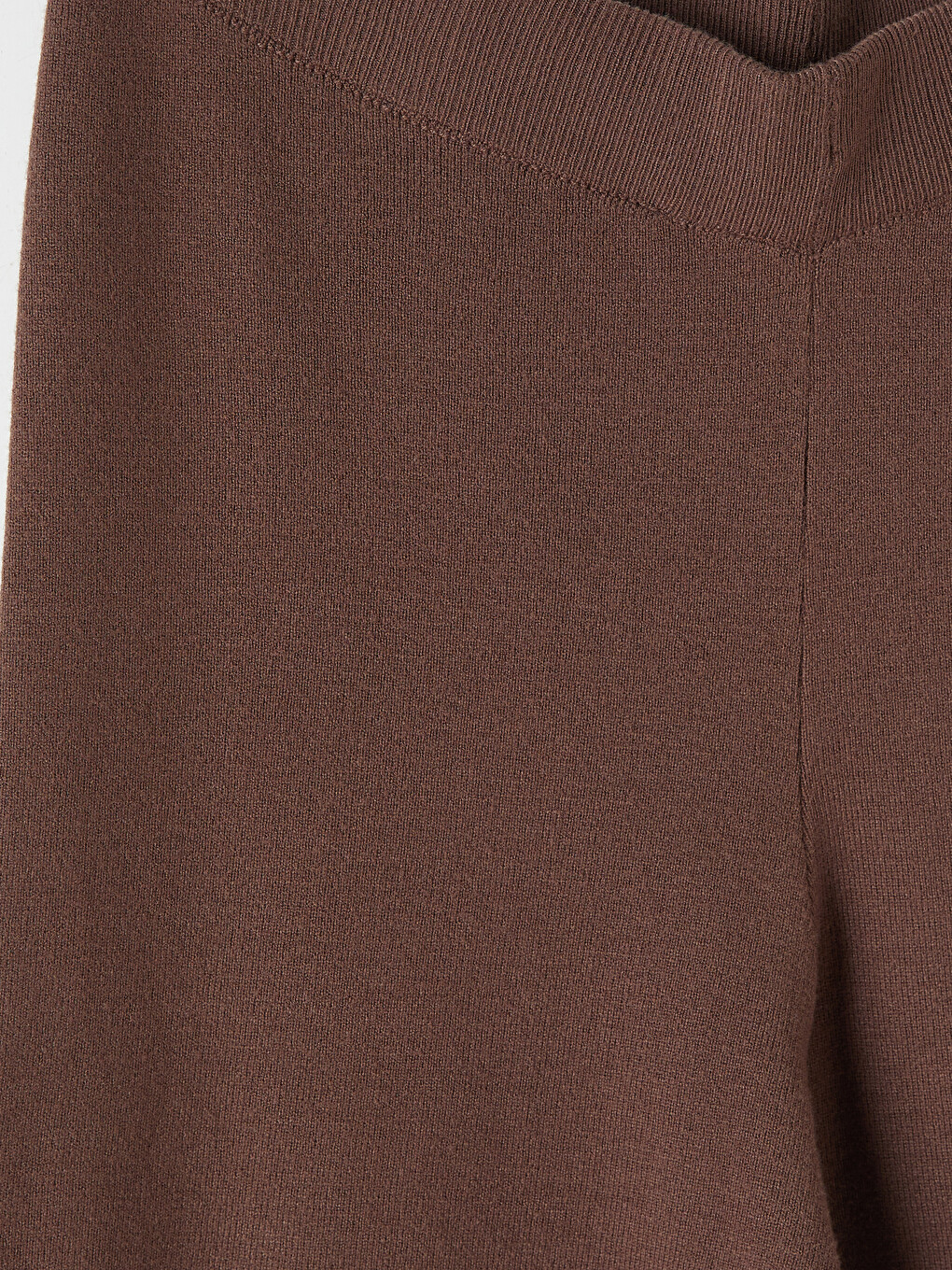 Pantaloni Tricot Femeie Cu Talie Elastică-6
