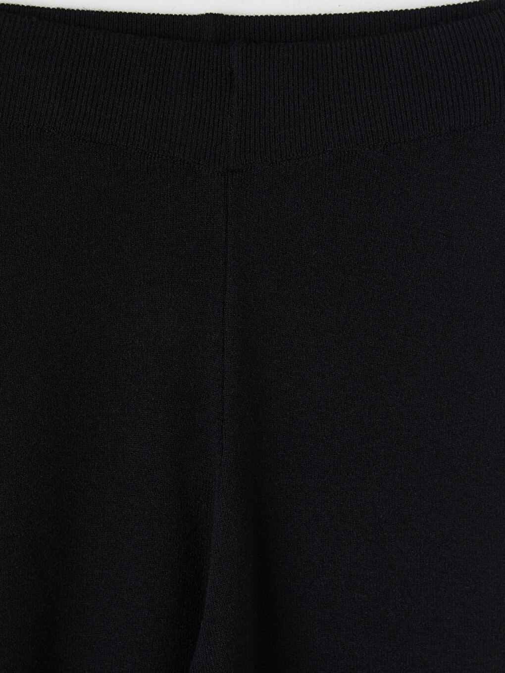 Pantaloni Tricot Femeie Cu Talie Elastică-6